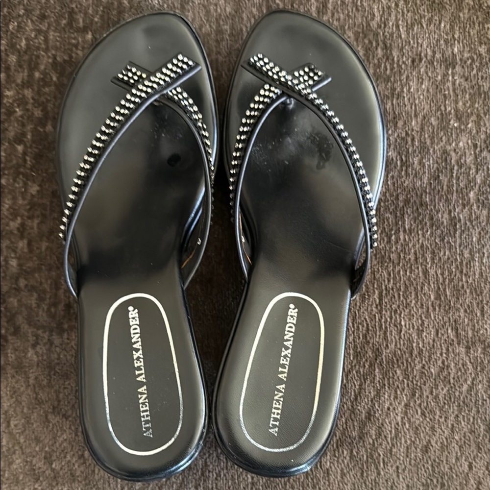 Athena Alexander Black Sandals